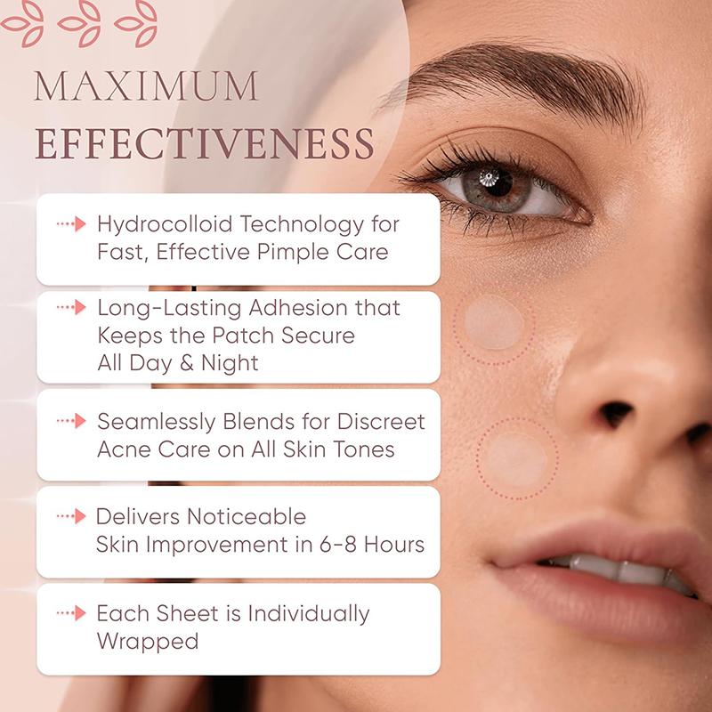 540Pcs Face Skin Care Acne Pimple Patch Invisible Professional Healing Absorbing Spot Sticker Covering For Men Women