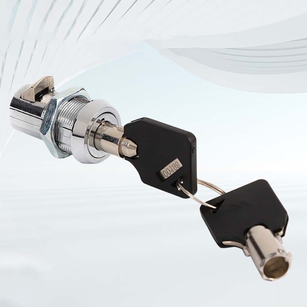 Bright Chrome Lock Core Lock As The Picture Cam Lock Chrome Plated Finish Easy To Use Operation Reliable Quality