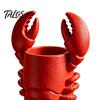 Talos Lobster Pen Holder, 3D Printed Desktop Organizer, Crayfish Pencil Stand for Office Desk Student Supplies, Halloween Party Decoration Gift