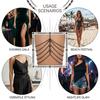 Multi-Layer Thigh Chain with Rhinestone Decoration for Evening Dresses and Beach Parties