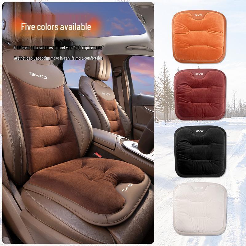 Winter Flannel Seat Cushion for BYD: Han EV, Qin L, Song L, Seal, Seagull, Yuan Plus, Tang DM