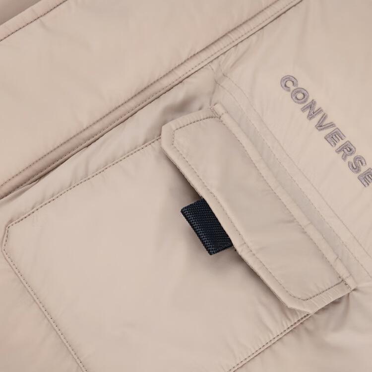 Converse Puffer Jackets Unisex Khaki Hooded Moderate Other UCJ146-X9V