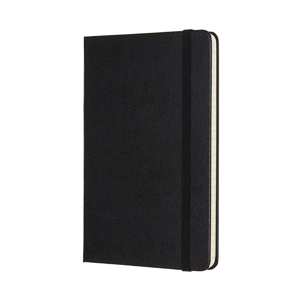 Moleskine Classic Medium Horizontally QP050 Notebook, Hardcover, Size, Black, Ruled,