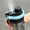 With Straw Drinking Bottles Portable Drinking Cup Outdoor Goods Spray Bottle  Outdoor