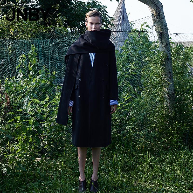 JNBY 2024 Winter Wool Blend H-Shape Coat