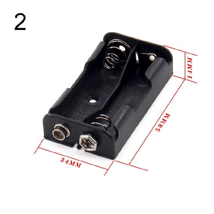 Shockproof 2/3/4/6/8 Slot LR06 Battery Holder Lightweight 2/3/4/6/8 Slots Container Battery Holder For Camping Equipment