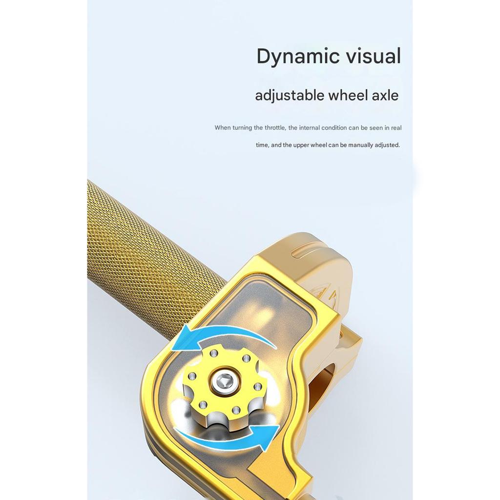 Universal Visual Throttle Grip for Motorcycles with Visual Monitoring Ensuring Precise Acceleration Control