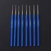 8pcs Metal Knitting Needles Crochet Hooks Kits With Ergonomic Grips 0.6-1.75mm top sale