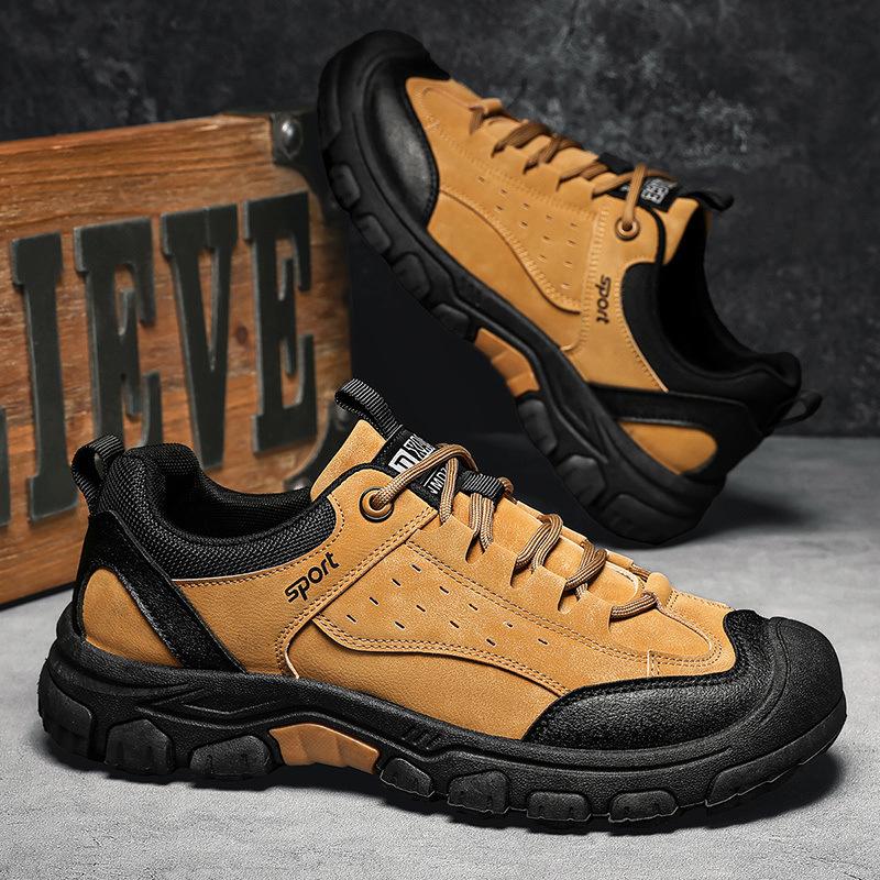 Pantofi de drumeție pentru exterior pentru bărbați, pantofi de drumeție de înaltă calitate, noi, casual, piele moale, talpă moale, pantofi casual, comerț exterior, mărime mare, modă, utilaje