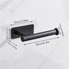 Vintage Style No-Punch Stainless Steel Toilet Paper Holder and Storage Rack.