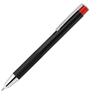 Zebra Light Light Alpha Ballpoint Pen with Red of Light-Up LED, Black, P-BA96-RL-BK (Pack 5)