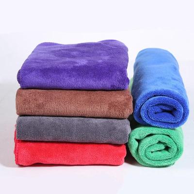 160x60CM Flannel Thickened Car Cleaning Towel - 420g Fine Fiber Coral Fleece Absorbent Towel