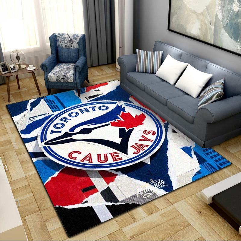 Toronto Blue Jays Teppich für Wohnzimmer Schlafzimmer Zuhause Sofadekoration, Kinderspiel rutschfeste Fußmatte