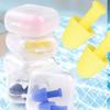 1Pair Soft Silicone Earplugs Waterproofs Swimming Earbuds Reusable Sounds block Earplugs for Swimming and Sleep