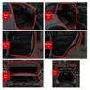 Car Rubber Seal Strips DoubleLayer Auto Weatherstrips Soundproof Rubber Car Sealing Strip Auto Noise Insulation Accessories