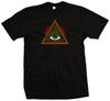 Illuminati Pyramid Eye T Shirt Secret Society Cult Conspiracy Theory