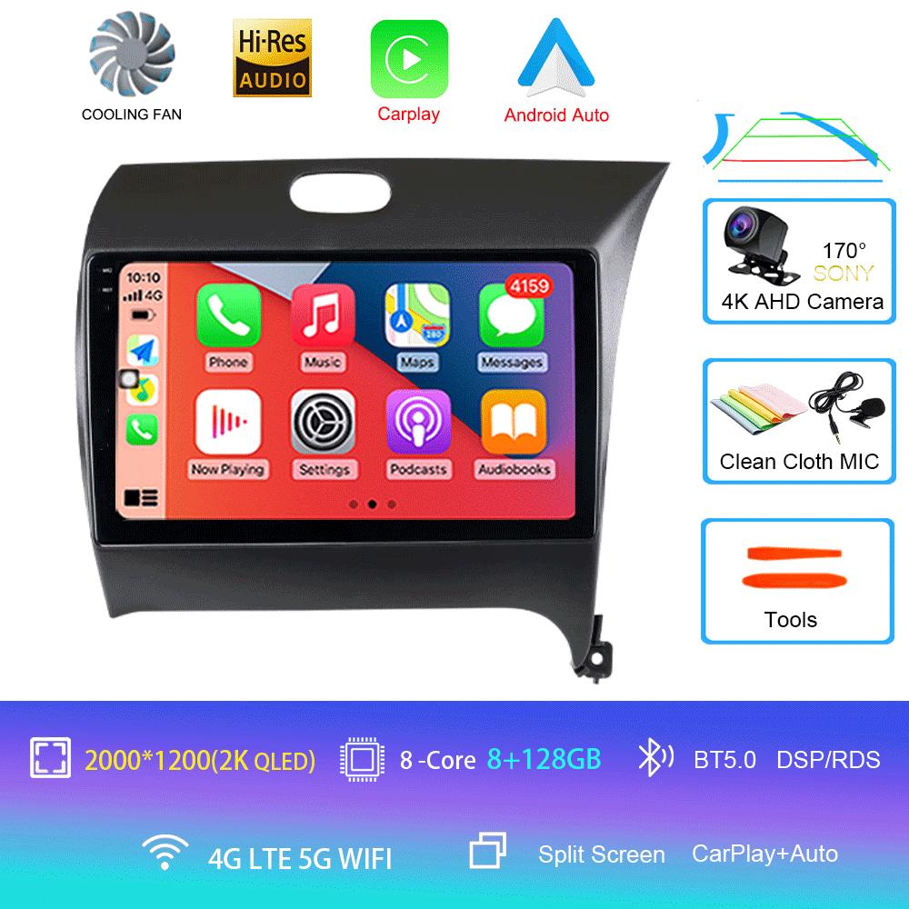Android14 Carplay Auto Dla KIA K3 CERATO FORTE 3 YD Tuner 2013 2014 2015 2016 2017 Multimedia Samochodowe Radio Odtwarzacz Wideo WIFI+4G DSP
