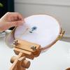 1 Set Adjustable Embroidery Hoop Portable Wooden Rotated Cross Stitch Stand Sewing Accessories