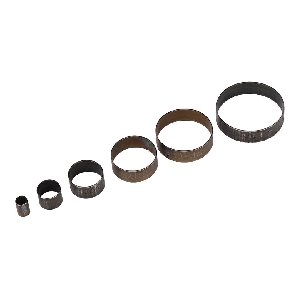 6PCS Leather Cutting Dies Alloy Steel Round Punching Tool Set 5mm 10mm 15mm 20mm 25mm 30mm Diameter