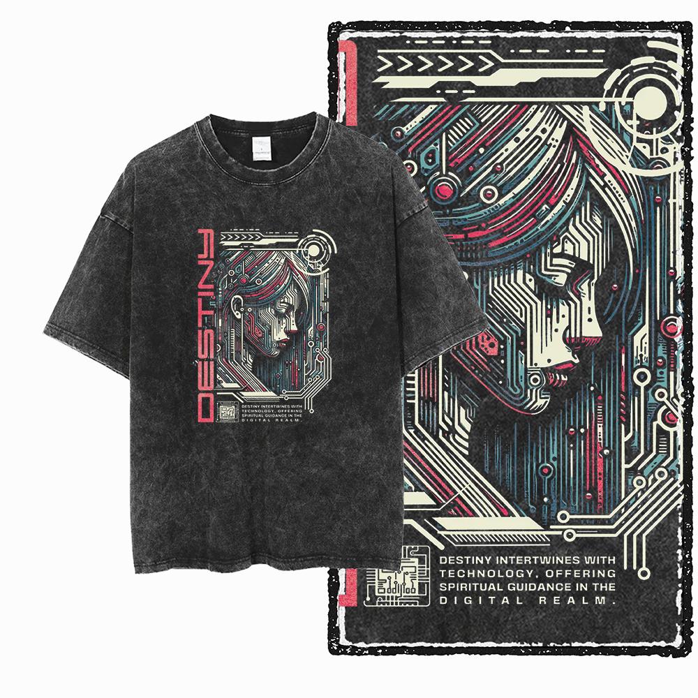 U1 STREE THEME Exclusive Graphic Unisex Cotton Acid Washed T Shirt Cool Vintage Streetwear Men Tshirts Big Size Tee for men