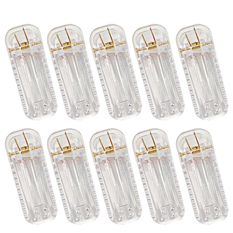 10 PCS Clear Hair Pins DIY Hair Accessories Clear Hair Grips Acrylic Material DIY Small Hair Clip Hair Clamp for Hair
