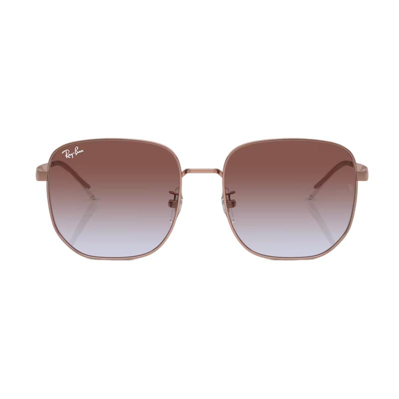 RayBan Solid Colour Beauty Metal Frame Alloy Square Sunglasses Unisex Couple Style