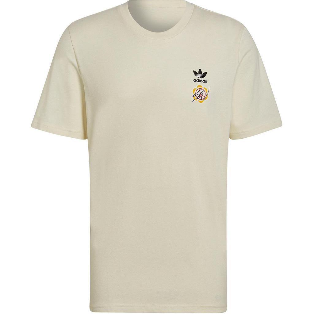 adidas x Sean Wotherspoon x Hot Wheels Tee White/Cream White Men Streetwear HT6582