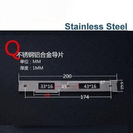 Door Lock Plate Clip Stainless Steel for Gate Home Bedroom Bathroom Door Hardware HA1021 H