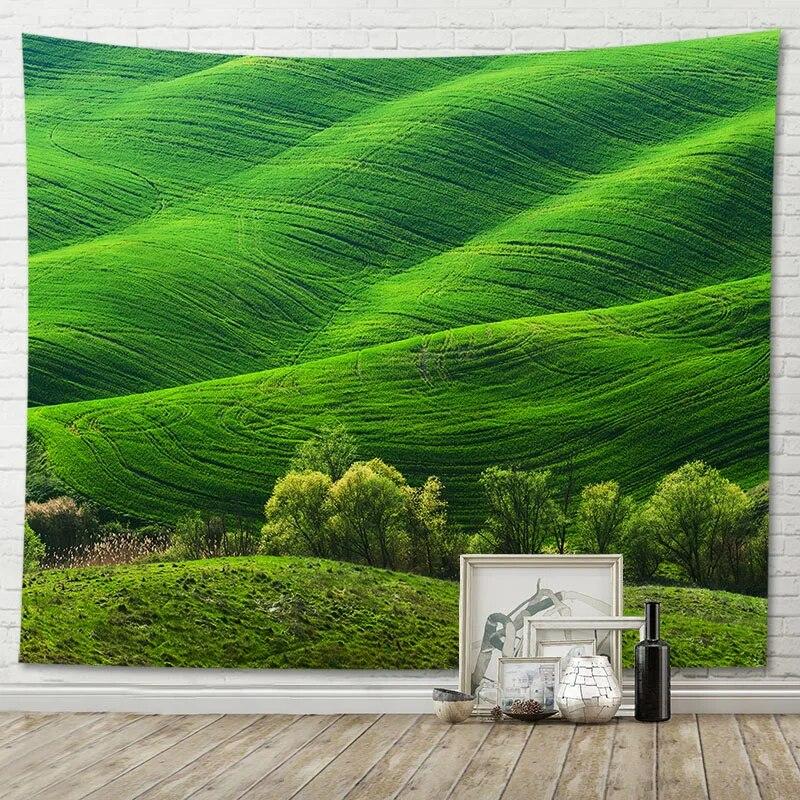 Гобелен с пейзажами голубого неба — фото 8