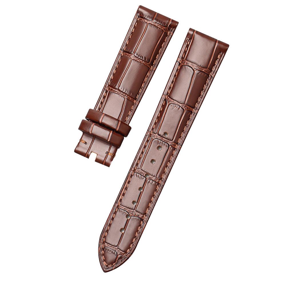 Omega Seamaster Genuine Leather & Bamboo Butterfly Strap - Men's & Women's Cowhide 20mm.