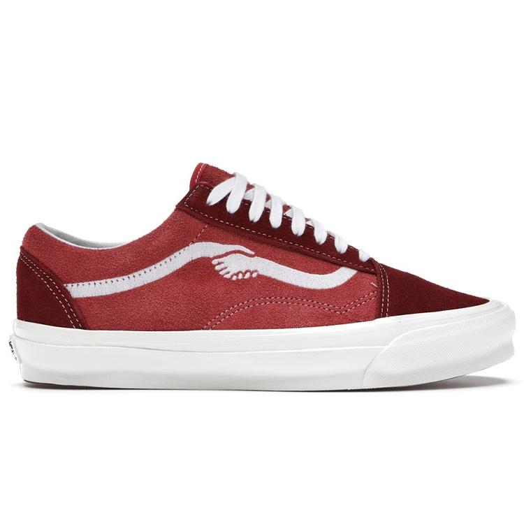 Vans Notre x Vault OG Old Skool LX 'Red' Men's VN0A4P3X2I4
