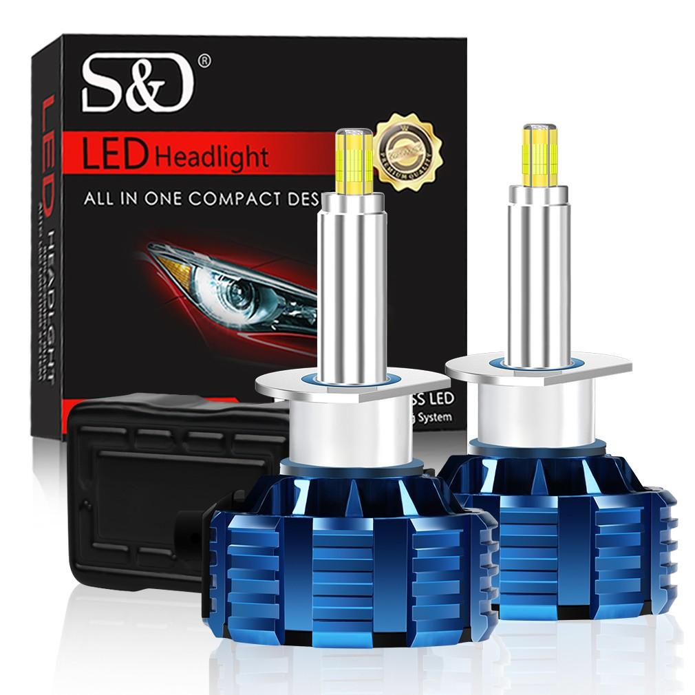 2 ks 6stranných 30000LM 3D H7 CSP LED žárovek do světlometů Canbus 360° H1 H11 HB3 HB4 9012 Hir2 Led H8 9006 9005 Auto Turbo světlomet 80W Auto žárovka 12V 6000K