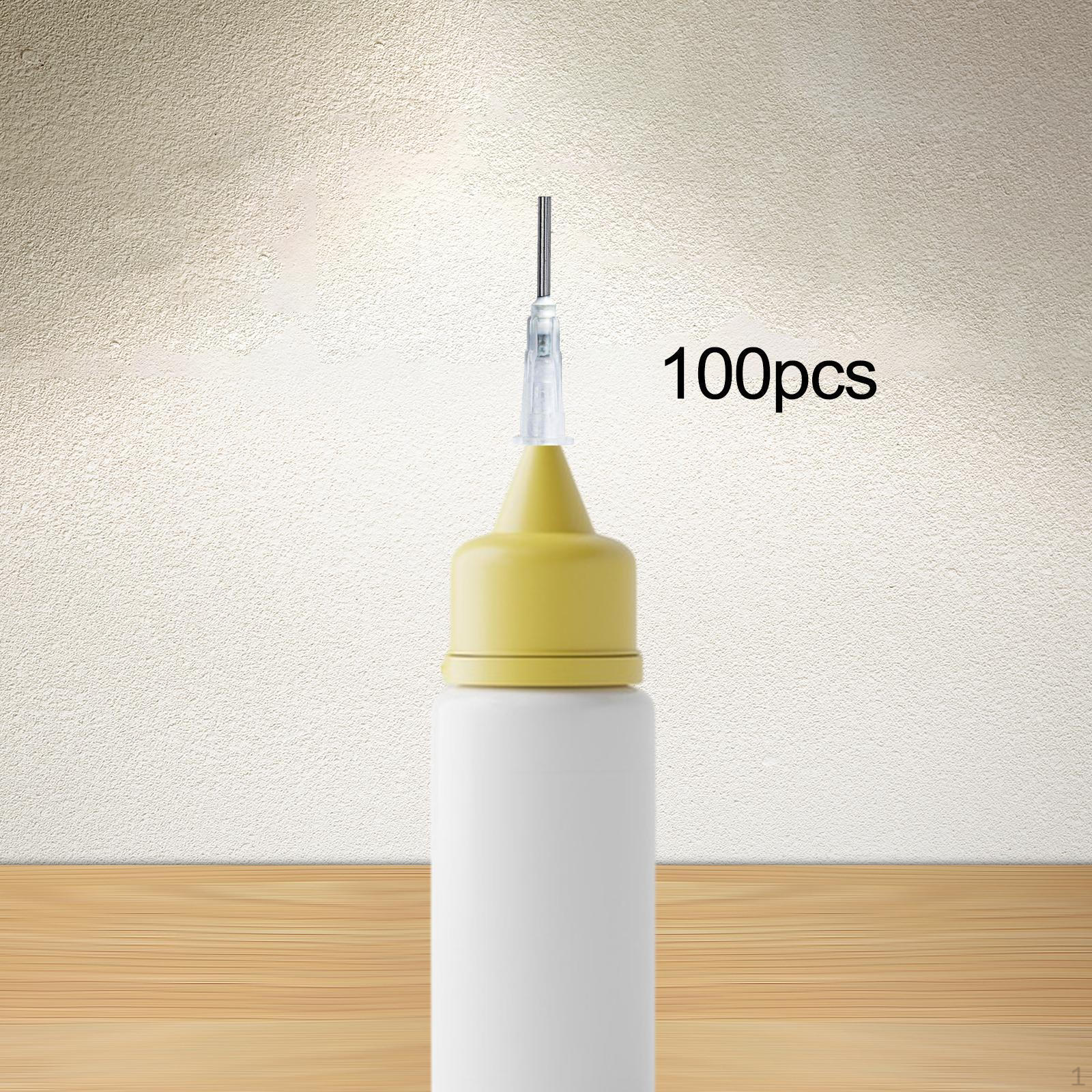

100 шт. тупых наконечников для дозирования клея, инструменты для нанесения клея, промышленный дозатор жидкости для чистый