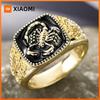 Huitan Gorgeous Women Ring Scorpion Shaped Engraved Design Animal Hiphop Accessories for Party Club Statement Metal Jewelry