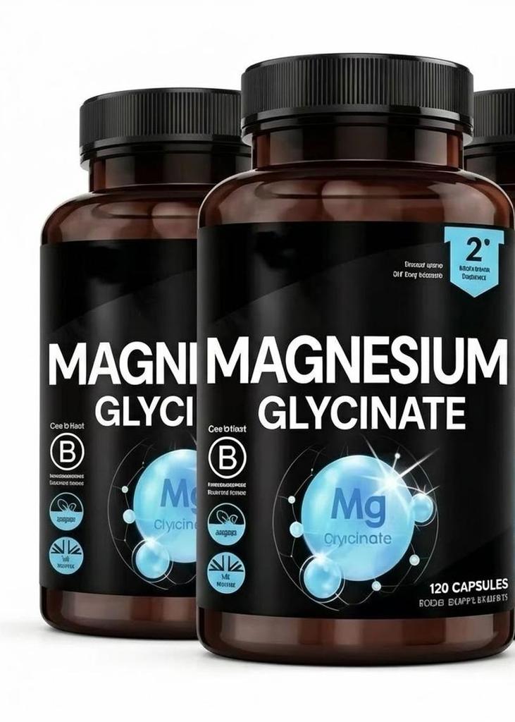 Magnesio Bisglicinato Puro 120 Capsule Vegane – Alta Potenza per Sonno e Supporto Muscolare