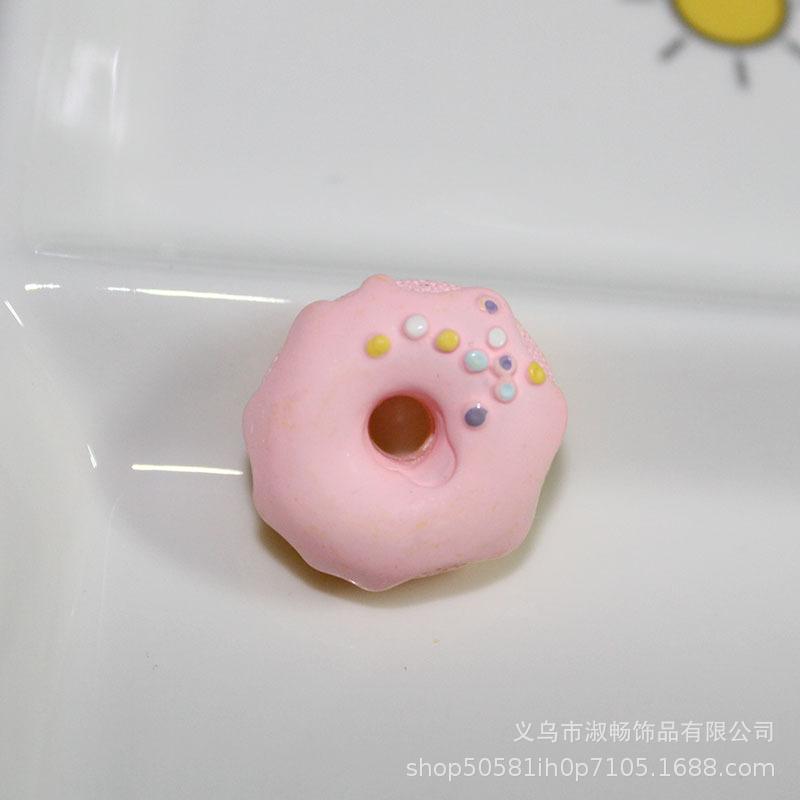 Cartoon Donut Trendy Handpainted Resin Material Summer 2021 Collection