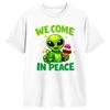Unisexs TShirts UFO We Come in Space Alien Novelty Cotton Tee Shirt Short Sleeve T Shirts Crew Neck Clothes Original