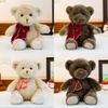 Plush Bear Stuffed Animal With Pp Cotton Filling For Birthday Gift For Girls And Friends
