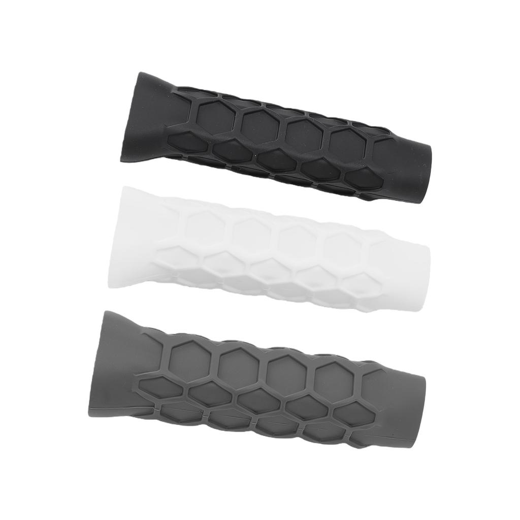 3 stuks Siliconen Paddel Grip Sport Racket Grip Covers Verbeteren Gripkracht Verminderen Vibratie Anti-Zweet Zwart Wit Diep