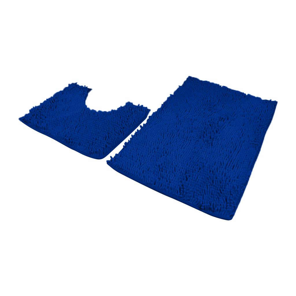 Bathroom Carpet Chenille Bath Mat Set Soft Plush Non- Shower Carpet