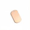 Men's Engravable Stainless Steel Dog Tag Necklace in Street Style