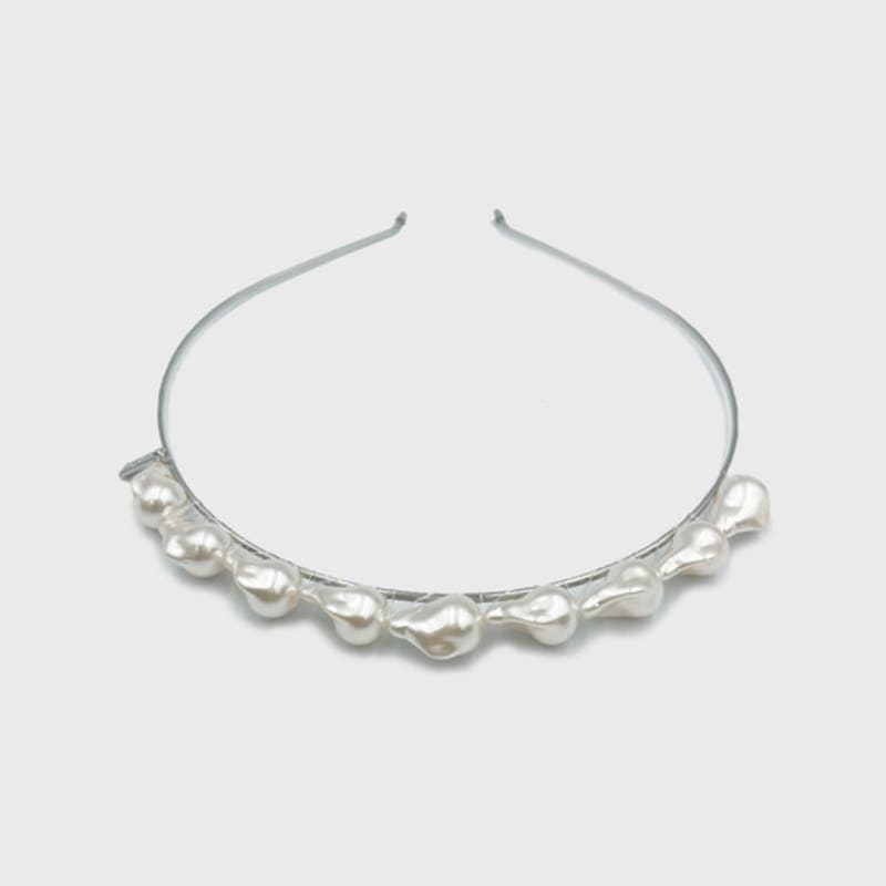 Jean Paul Clarisse Middle Baroque Pearl Hairband JP-21-027HB