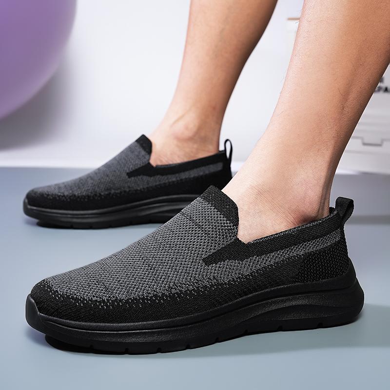 Modische Herren Canvas Schuhe mit weichen Sohlen Lässige Atmungsaktive Bequeme Slipper Herren Stoffschuhe Herren Oxford Sneaker