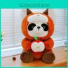 Plush Stuffed Panda Animal With Soft Pp Cotton Filling Children And Collectors
