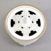 Iwachu Incense Burner Snow Color Body Size X H9 29214 Design Accessories Nanbu Ironware Gold/Hemp (cm) 8.5