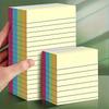 One 200 Four-color Horizontal Line Post-note Note Paper for Students' Office Large Sticky Notes - Self-adhesive A7 Notepad