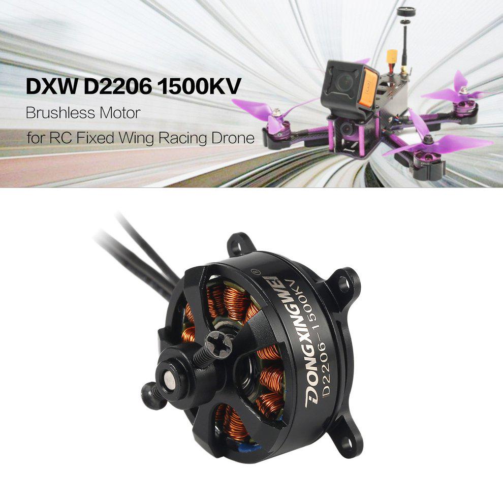 Buy DXW D2206 1500KV 2-3S Brushless Motor For RC Fixed Wing Airplane ...