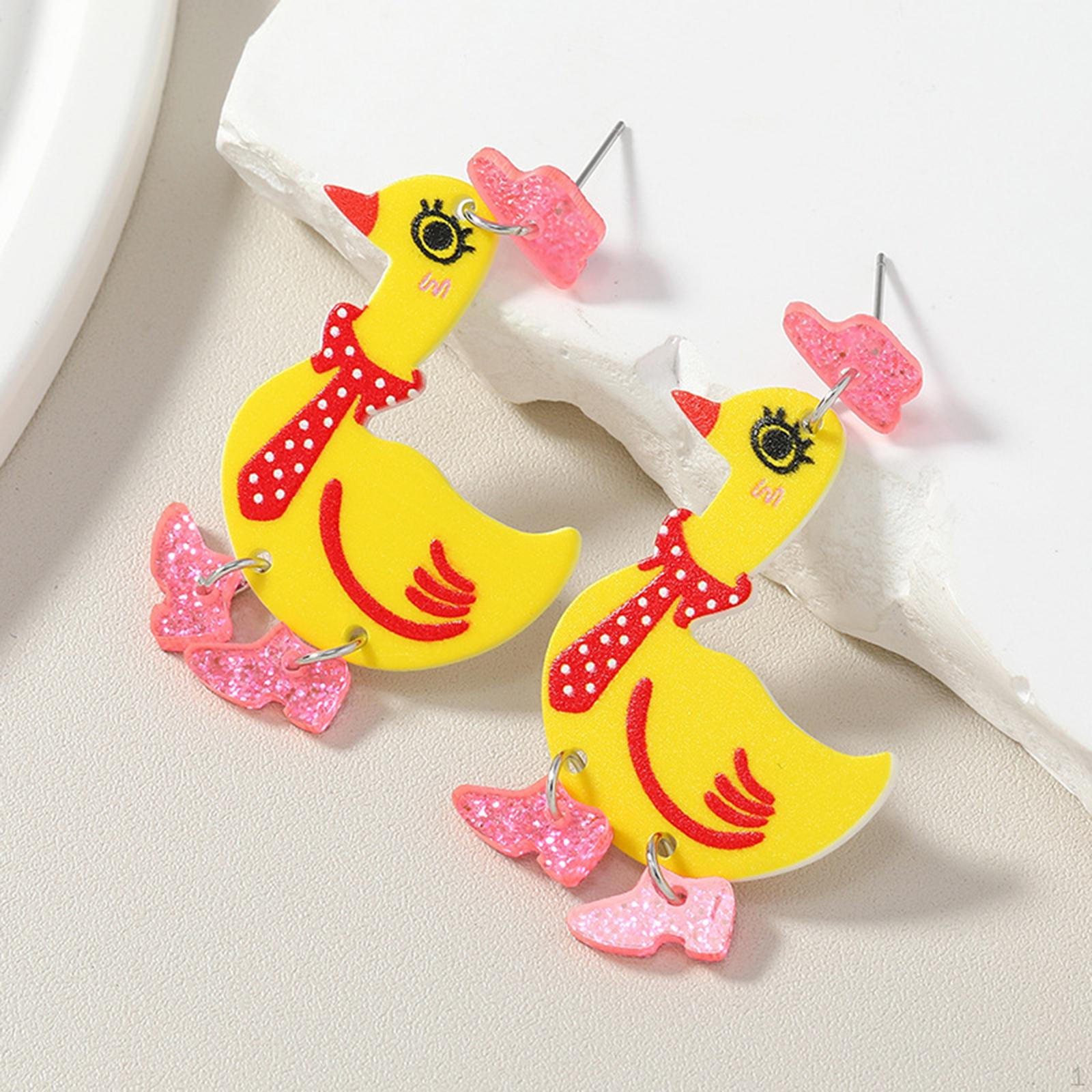 

Акриловые серьги с подвесками в виде животных, забавные и странные, милые на день рождения