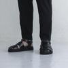 Spingle SP-1714 Schwarze Sandalen, Größe LL (27,5 cm), Männer und Frauen