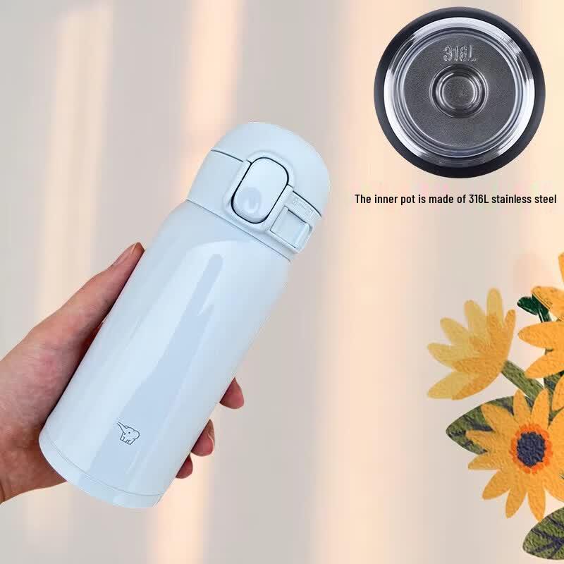Zojirushi SM-WL36C Lightweight Portable 316L Stainless Steel Insulated Mug